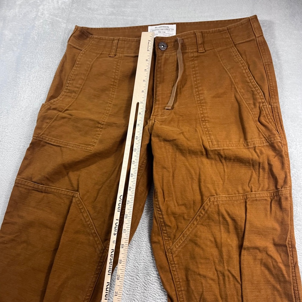 REI Co-op Mens Stretch Cotton Jogger Pants Brown 34W x 34L Hiking Outdoor - Picture 4 of 9